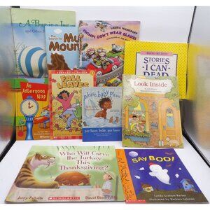 Set of 10 Easy Read and Read to Me Children's Books - Say Boo! & Who Will Carve